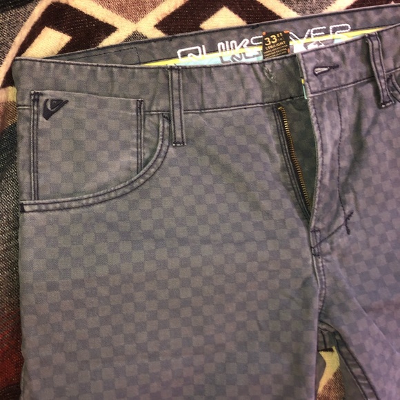 Rare Quiksilver straight-fit checkered pants - Picture 3 of 8